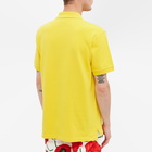 Kenzo Men's Crest Logo Polo Shirt in Golden Yellow