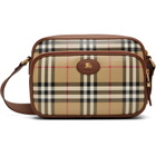 Burberry Beige Check Pocket Crossbody Bag