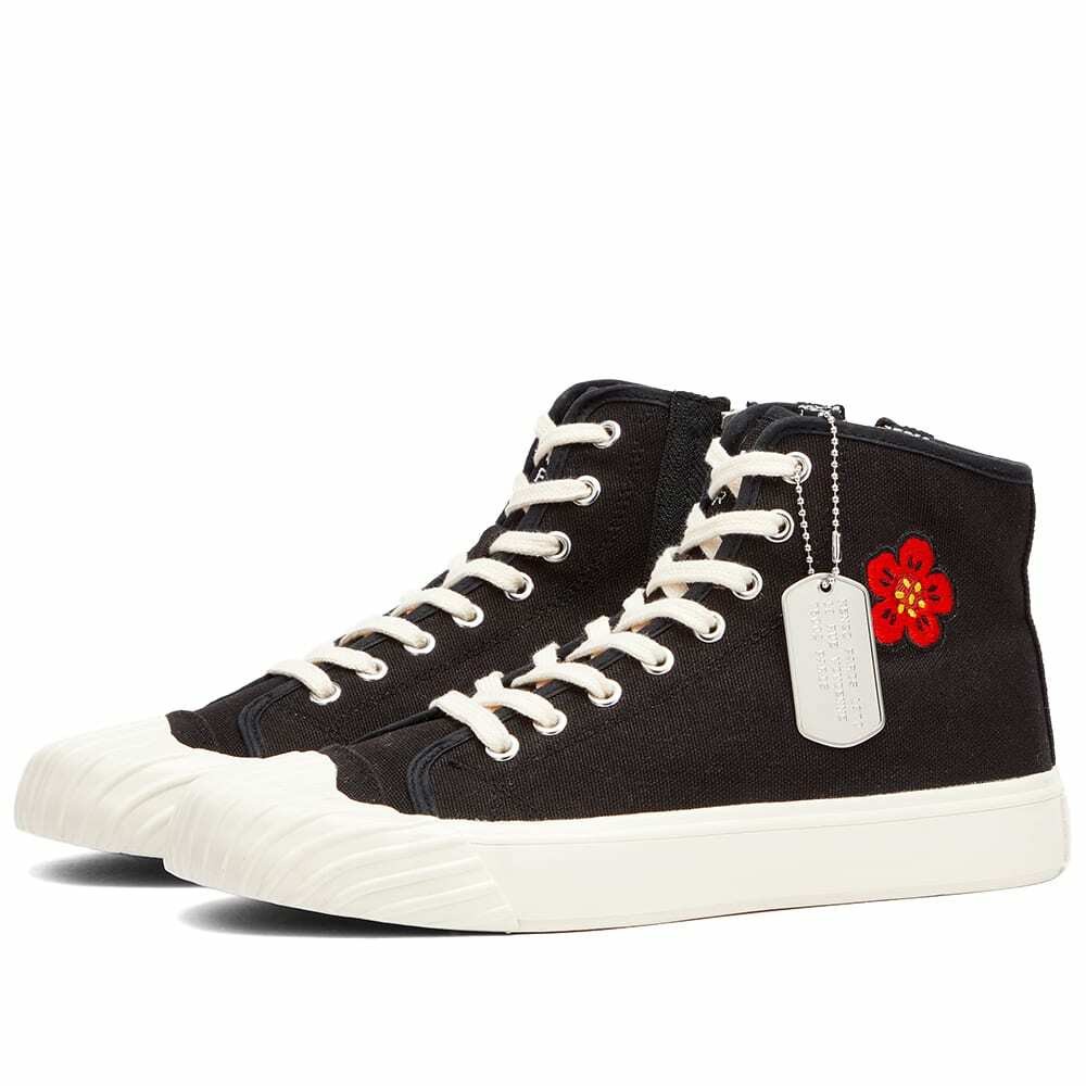 Kenzo Women's School High Top Sneakers in Black Kenzo