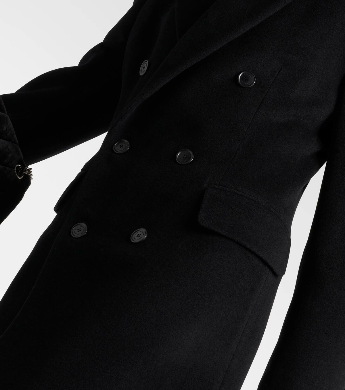 Balenciaga Cinged cashmere and wool coat Balenciaga