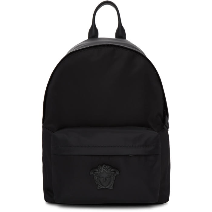 Photo: Versace Black Nylon Medusa Backpack