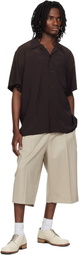 MMIC Beige Morrison Bermuda Shorts