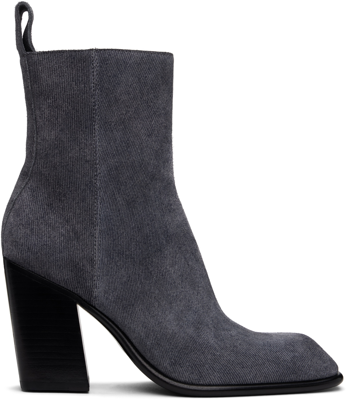 Alexander Wang Gray Throttle 95mm Ankle Boots
