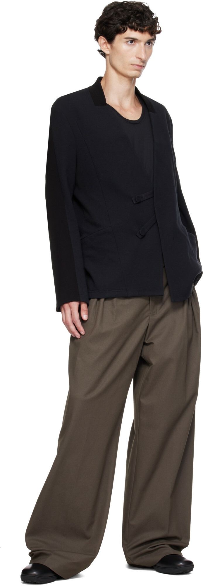 Kiko Kostadinov Black Koru Slim Blazer