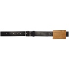 Dheygere Black and Tan Jeans Belt
