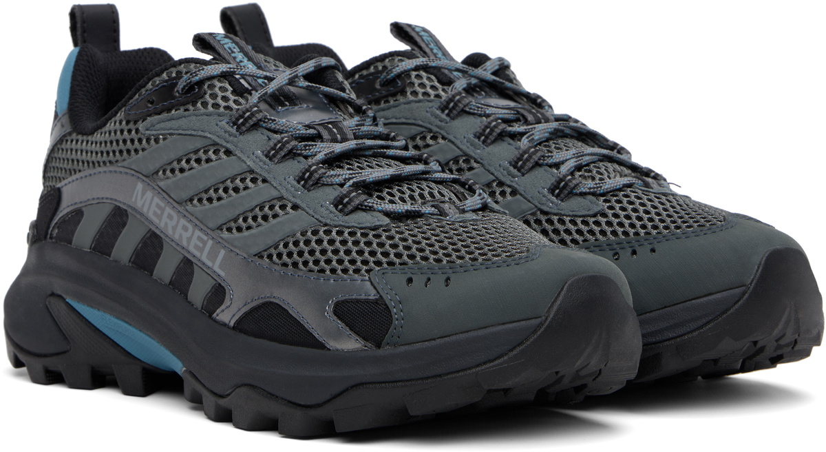 Merrell 1TRL Gray & Black Moab Speed 2 Vent 2K SE Sneakers