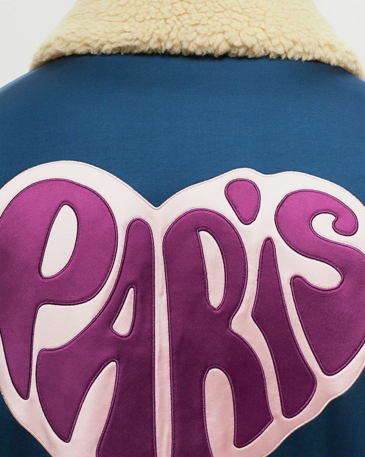 Kenzo Hearts Tour Jacket Blue Bomber Jackets Kenzo