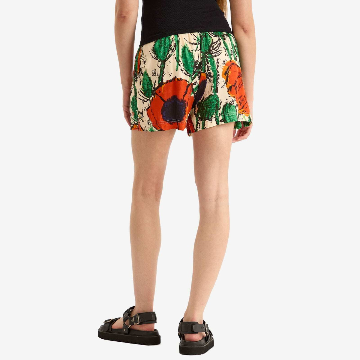 Wales Bonner Women's Ocean Shorts in Poppy Red