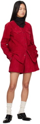 Carter Young SSENSE Exclusive Red Shorts
