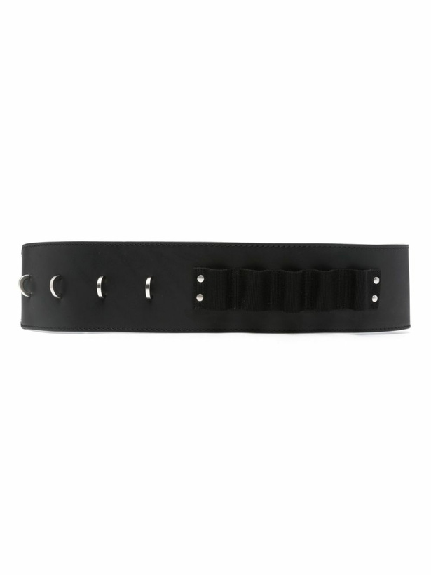 Rick Owens Black Thunderbolt Chain Belt Rick Owens