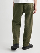 GENERAL ADMISSION - Straight-Leg Pleated Checked Cotton-Twill Jacquard Suit Trousers - Green