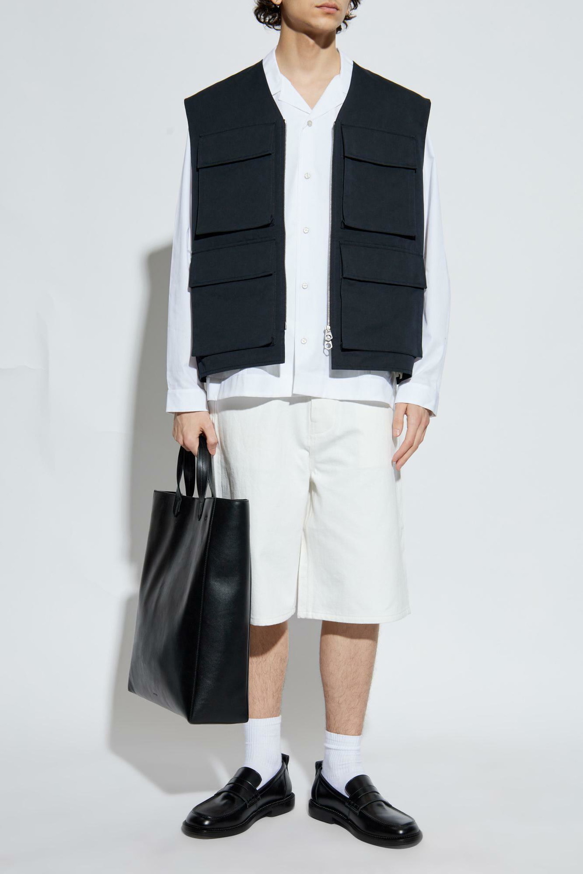 Jil Sander Vest With Silk Finish Jil Sander