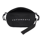 VETEMENTS Black Friendly Logo Fanny Pack