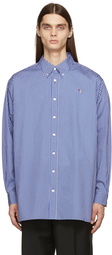 Acne Studios Blue & White Striped Shirt