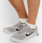 Nike Training - Metcon 4 Rubber-Trimmed Mesh Sneakers - Gray