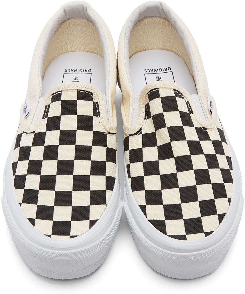 Vans Off White Check Og Classic Slip On Sneakers Vans