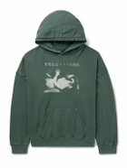 Enfants Riches Déprimés - Printed Cotton-Jersey Hoodie - Green