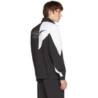 Reebok Classics Black and White Logo Track Jacket