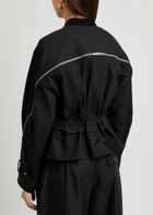 3.1 Phillip Lim Panelled Cotton-blend Jacket Black