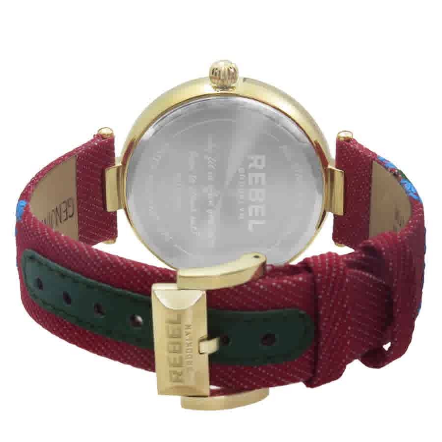 Rebel Carroll Gardens Green Dial Ladies Watch RB112-9061