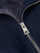 Etro - Jacquard-Knit Cotton Bomber Jacket - Blue