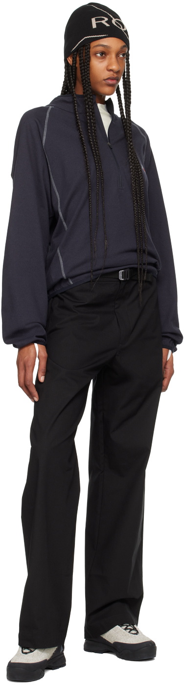ROA Black Half-Zip Sweatshirt