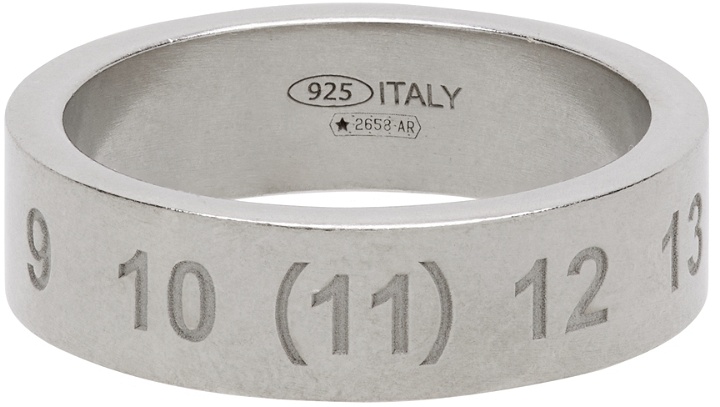 Photo: Maison Margiela Silver Numbers Ring