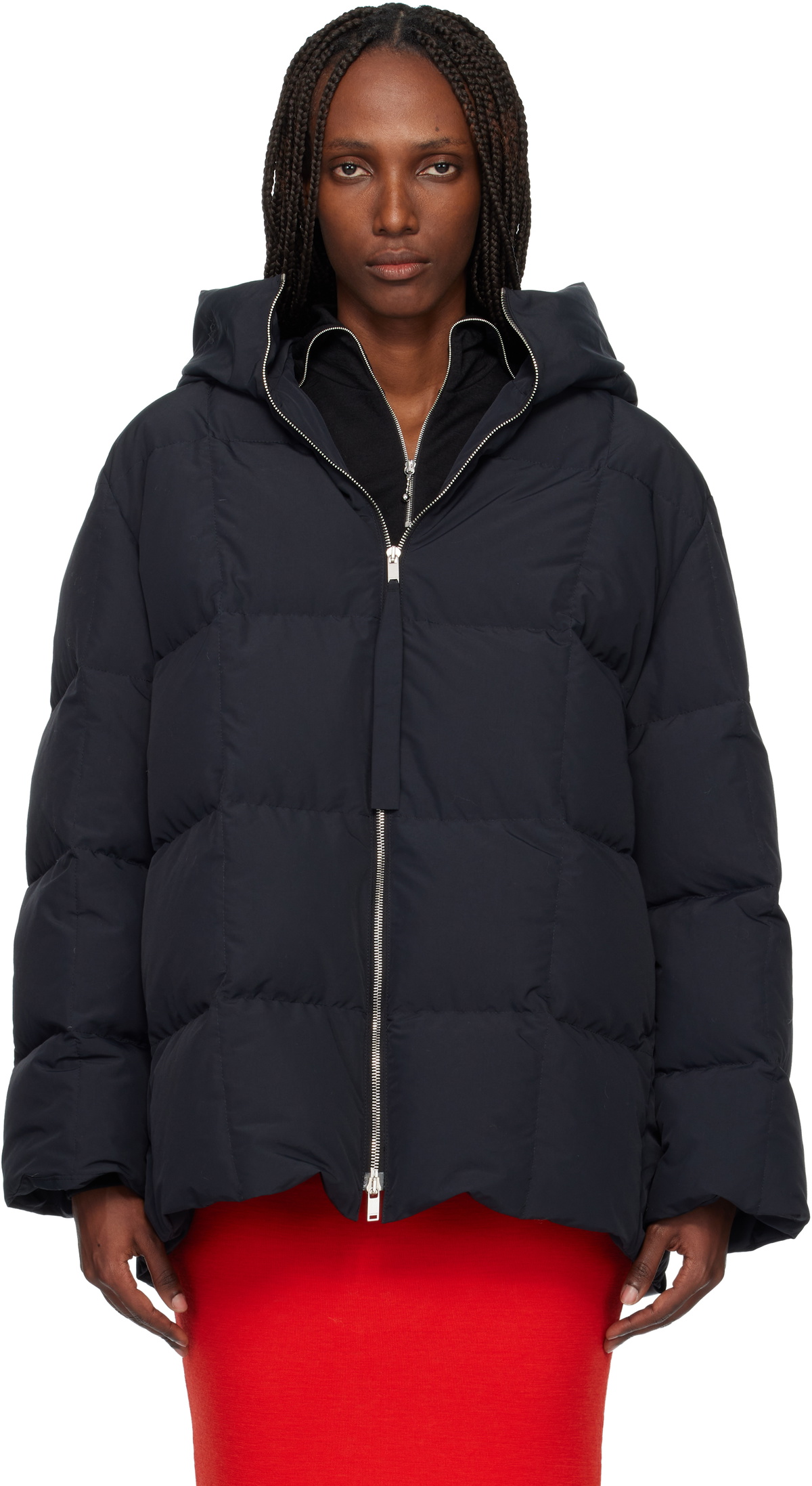 Jil Sander Black Quilted Down Jacket Jil Sander