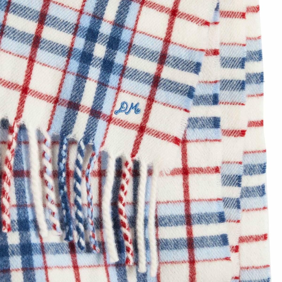 Damson Madder Women's Bonnie Check Scarf in Multi 