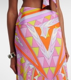 Pucci Manuba jersey satin maxi skirt