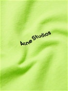 Acne Studios - Logo-Print Cotton-Jersey T-Shirt - Green