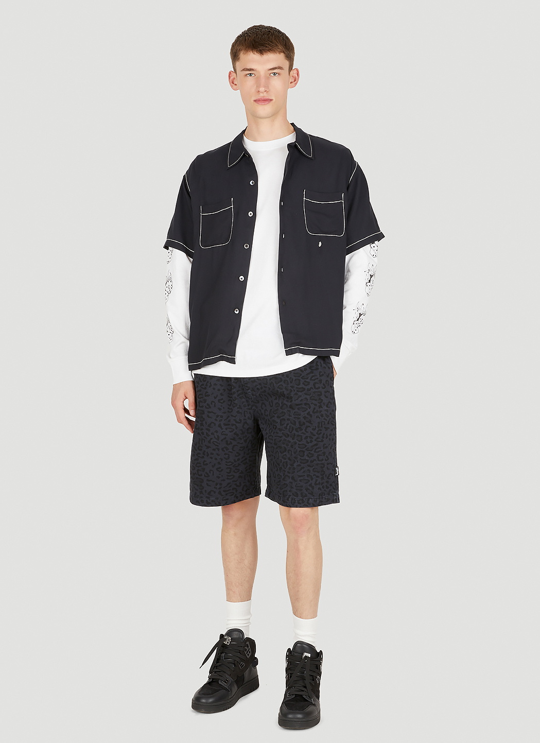 Stüssy Contrast Pick Stitched Shirt