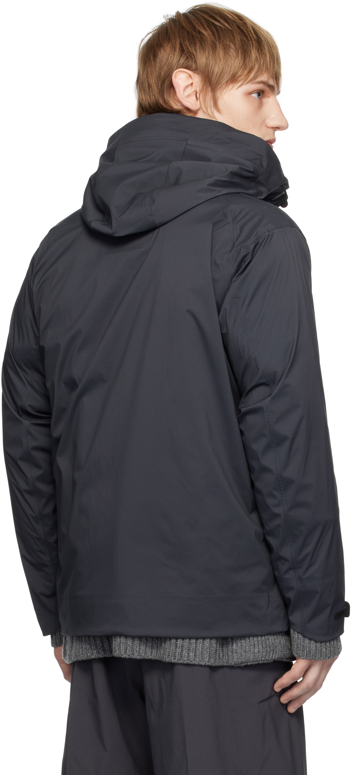 Descente ALLTERRAIN Gray Hard Shell Jacket Descente ALLTERRAIN
