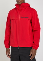 Moncler Grenoble Shipton Waterproof Packable Hooded Nylon Jacket Red
