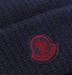Moncler Genius - Logo-Appliqued Virgin Wool Beanie - Blue