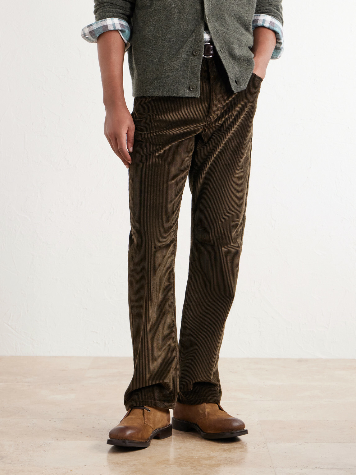 Grenson - Rory Burnished-Suede Lace-Up Boots - Brown