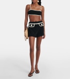 Adriana Degreas Cotton-blend terry top