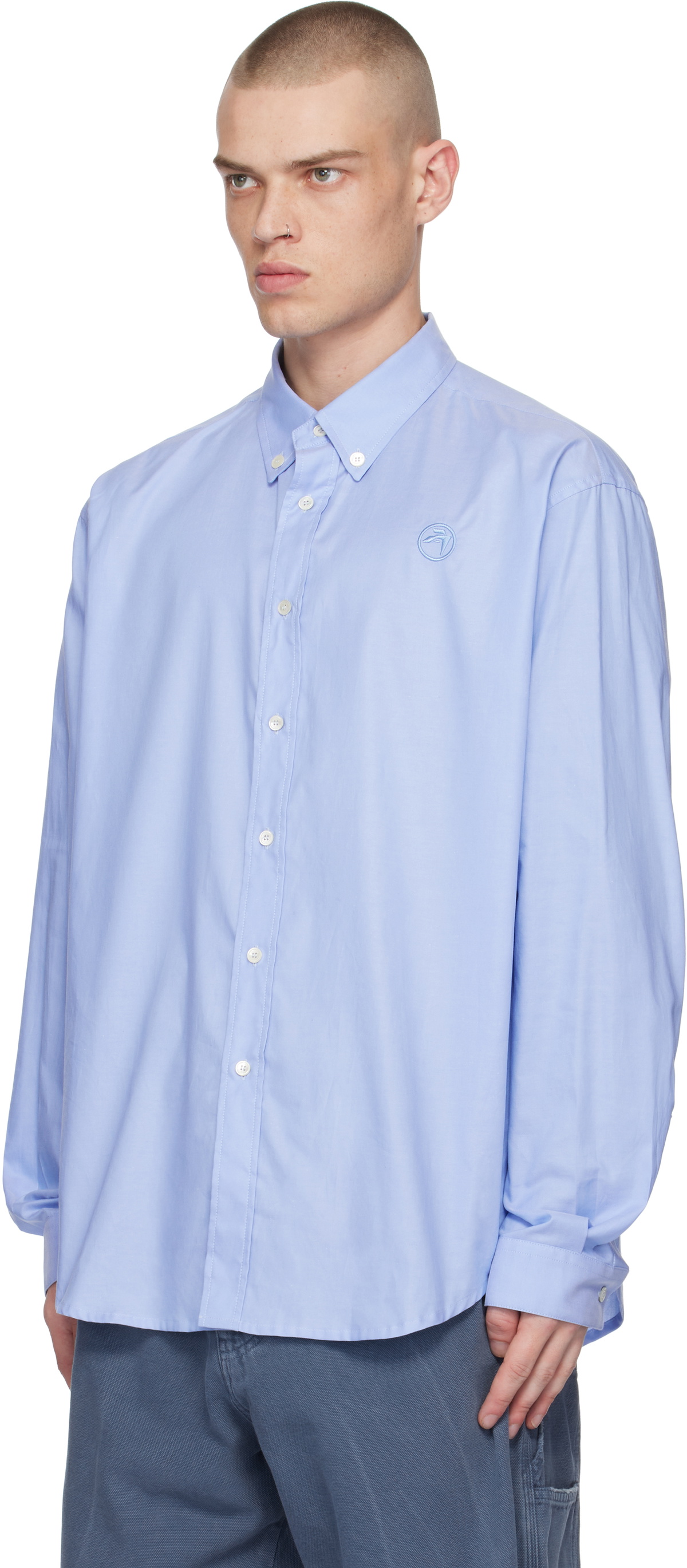 AMBUSH Blue Oxford Shirt