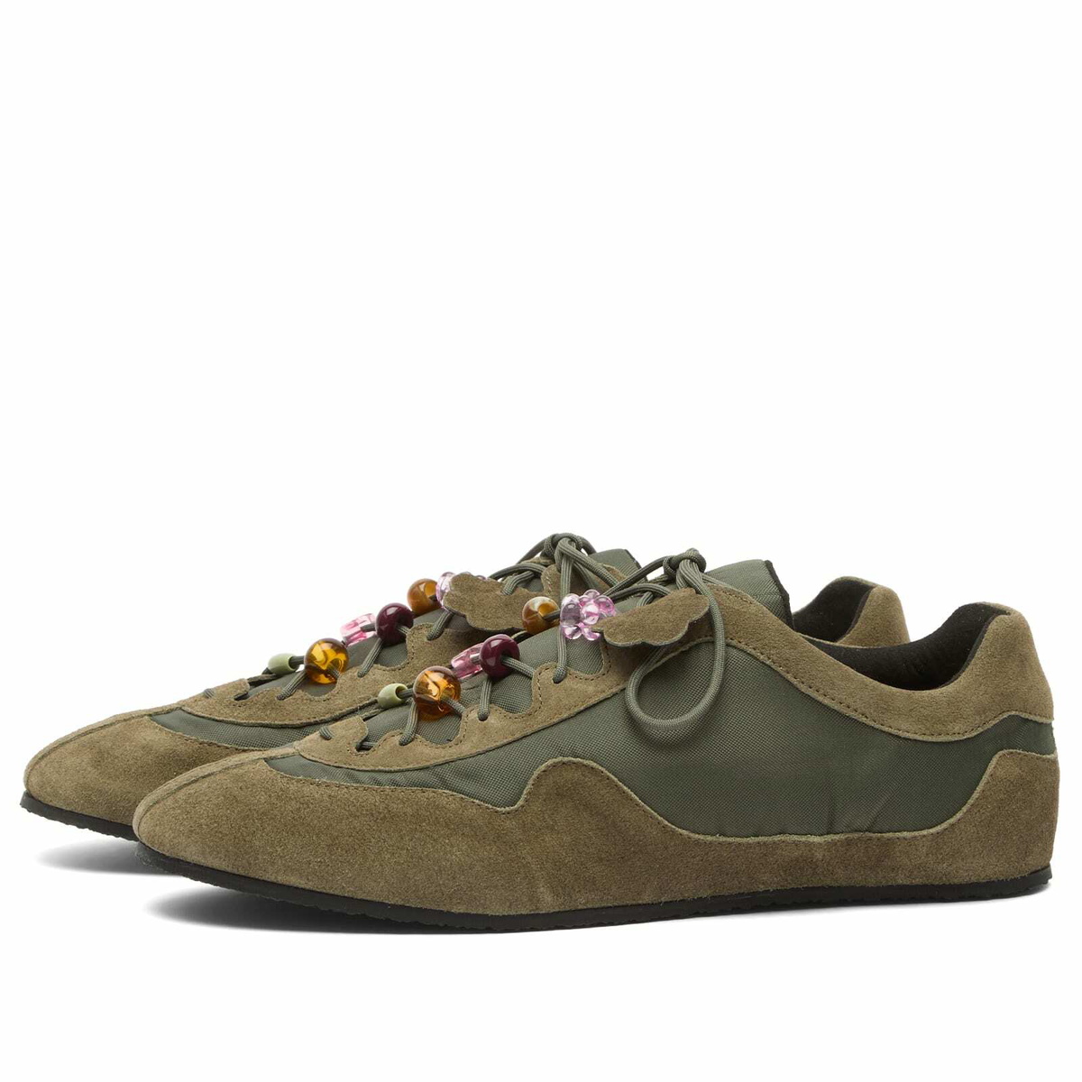 Cecilie Bahnsen Women's Blaise Sneakers in Olive