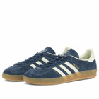 Adidas Gazelle Indoor Sneaker in Night Indigo/Off White/Gold