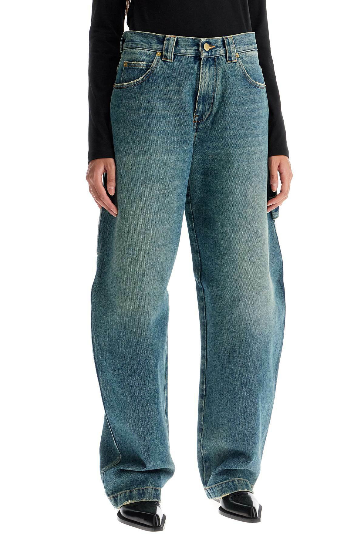 【DARKPARK/ダークパーク】 AUDREY DENIM DARKPARK Audrey barrel-leg jeans - Enny Monaco