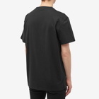 Alexander McQueen Men's Solarized Graffiti Logo T-Shirt in Black