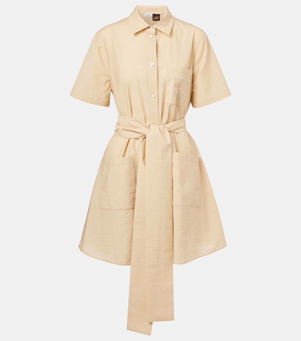 Loewe Paula's Ibiza Anagram shirt dress