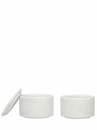 SALVATORI Sale & Pepe Marble Containers with Lids