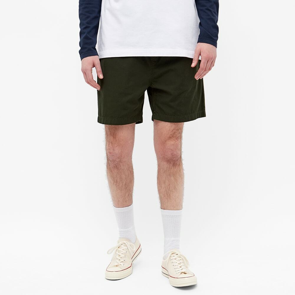 Colorful Standard Men's Classic Organic Twill Shorts in Hunter Green
