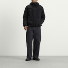 Stone Island Men's Warp Rib Nylon-TC Hooded Jacket in Black