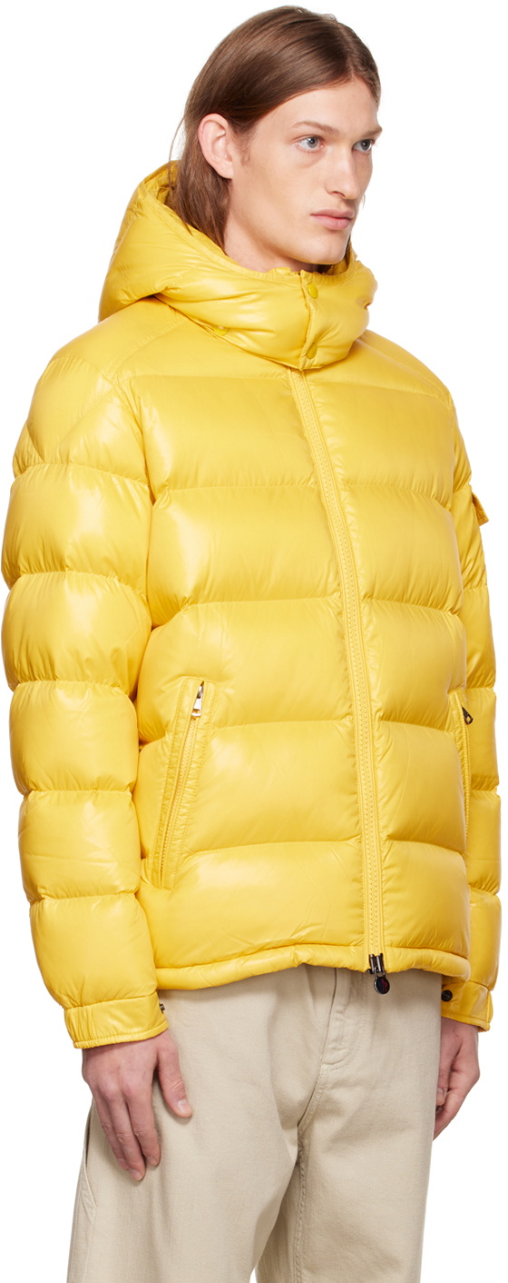Moncler Yellow Maya Down Jacket Moncler