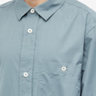 MHL by Margaret Howell Men's Overall Shirt in Dusty Blue