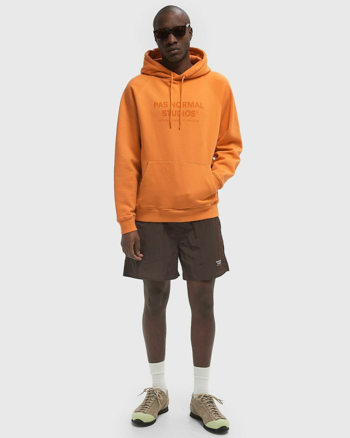 Pas Normal Studios Off-Race Logo Hoodie orange Mens Hoody