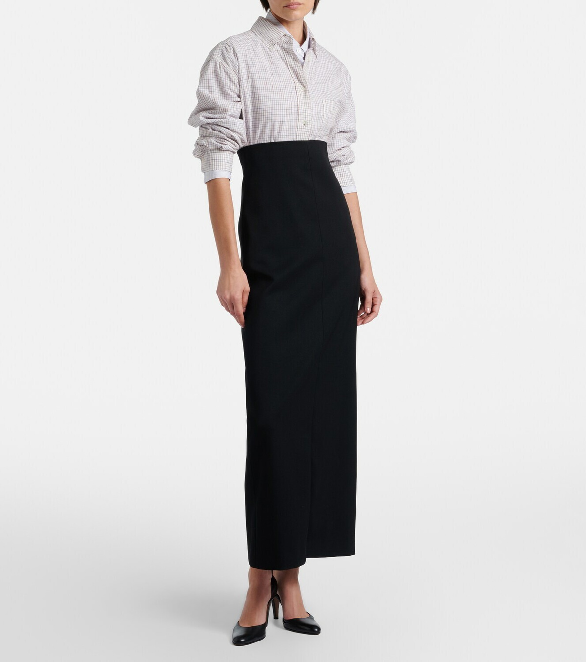 The Row Ornella D'Orsay leather pumps